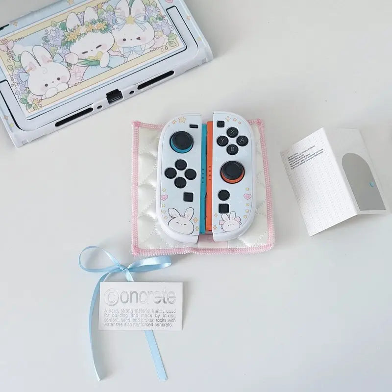 Kawaii Floral Cottagecore Bunnies Switch Case NS2