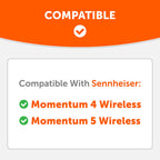 Sennheiser Momentum 4 & 5 Earpad Sweat Covers - WC SweatZ Momentum 4 & 5