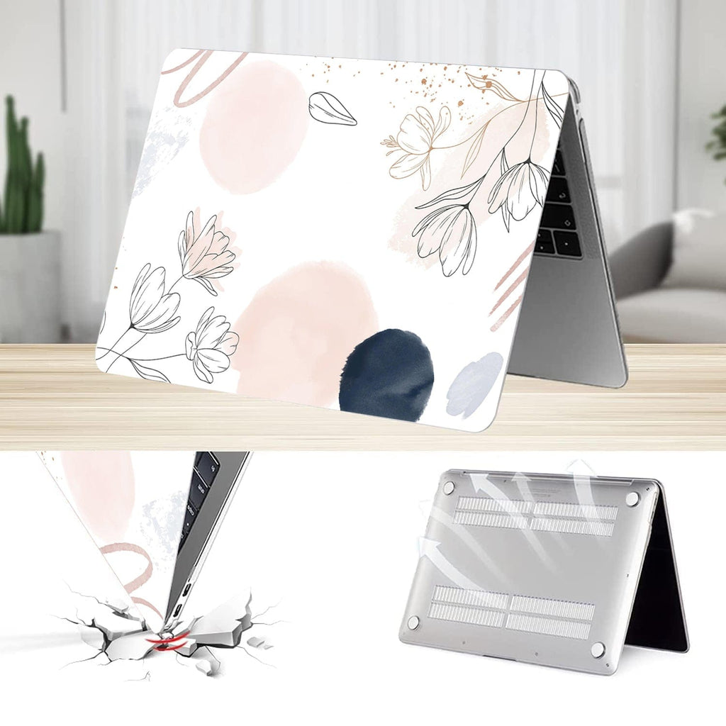 MacBook Air 15-inch (M2-M5) Case - Watercolor Floral Design