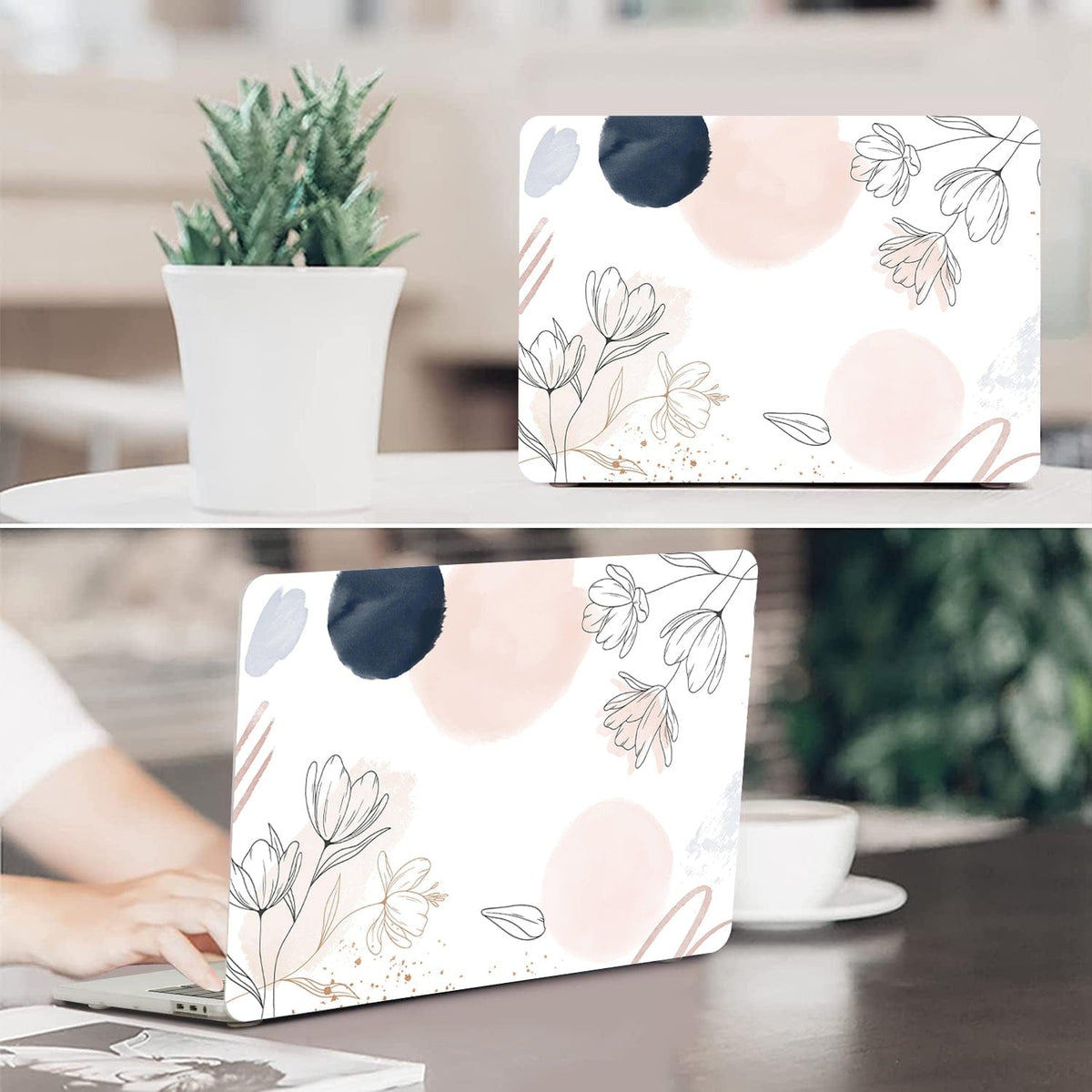 MacBook Air 15-inch (M2-M5) Case - Watercolor Floral Design