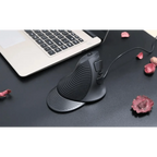 Black Ergonomic Design Vertical Mouse Adjustable DPI Optical Right Hand Mouse Reduce Wrist Pain 6 Buttons Modern Mouse For Computers Laptops PC