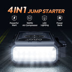 Buture Beta06 5000A Jump Starter with Tire Inflator丨23800mAh Long Standby, 160W DC Output