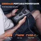 Buture Beta06 5000A Jump Starter with Tire Inflator丨23800mAh Long Standby, 160W DC Output
