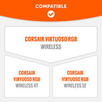Corsair Virtuoso Silicone Headband Cover - WC BandZ Virtuoso