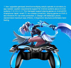 Gamepad Wireless Bluetooth Mobile Game Controller Joystick For Phone Android iOS PC Mobile Game Controller, Wireless Bluetooth Gamepad Joystick Multimedia Game Controller Compatible with Android Perfect for The Most Games