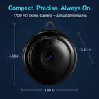 WiFi IP Camera with Motion Alerts and Night Vision