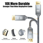High Speed Display Port TV Cable Audio 8K Video Cable Compatible For PC And Laptop Portable Projector DP1.2 DP1.4 Lightweight Cable