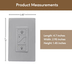 Intelligent Light Switch with Dimmer and Smart Control