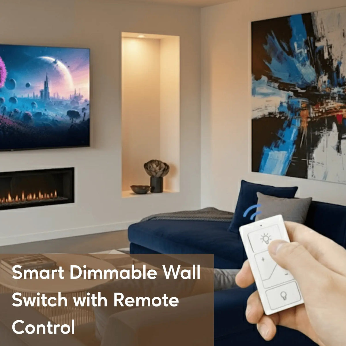 Intelligent Light Switch with Dimmer and Smart Control