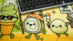 "Sip Cult" — Kawaii Deskmat