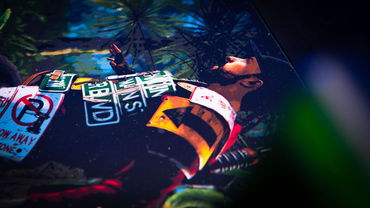 "Jungle Ambush" — Rust Deskmat