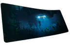 "Labs Breach" — Rust Deskmat