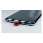 Mic-Lock USB-C Mini Single Ended Microphone Blocker Mirror Red