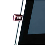 Mic-Lock USB-C Mini Single Ended Microphone Blocker Mirror Red