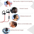 New Wireless Bluetooth Earphones Training Headphones Music Sport Headset Gaming Handsfree For All Smart Phones Bluetooth Earphone Wireless Headphones for Mobile Phone Sports Stereo Bluetooth