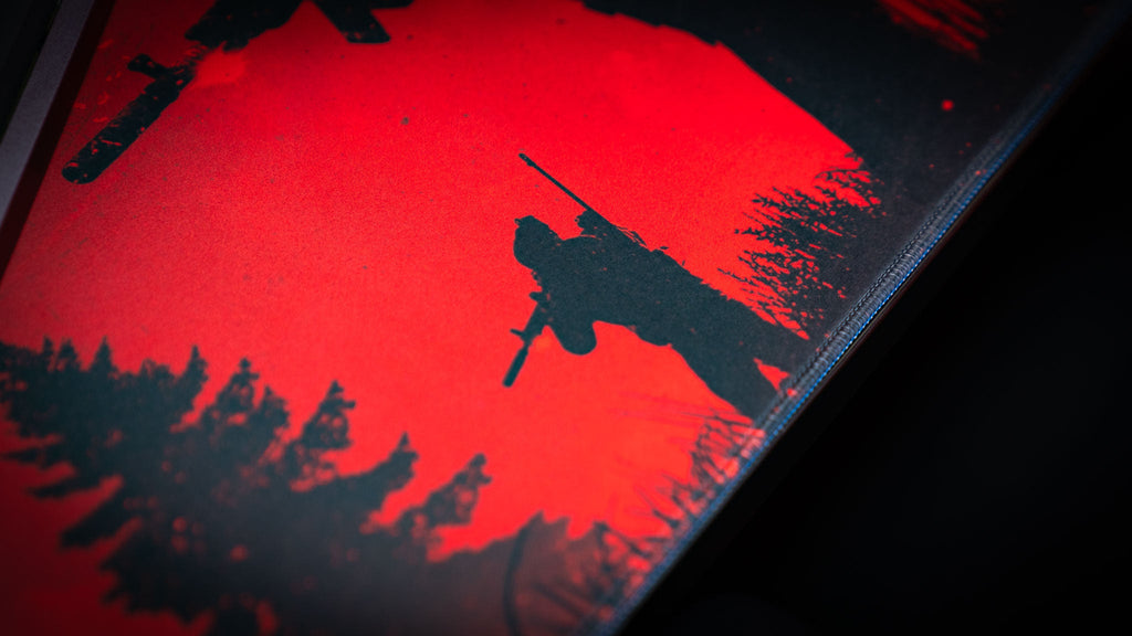 "Night Patrol" — Rust Deskmat