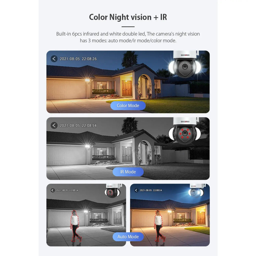 Outdoor Flood Light with 4G Surveillance Camera For Courtyard Lighting