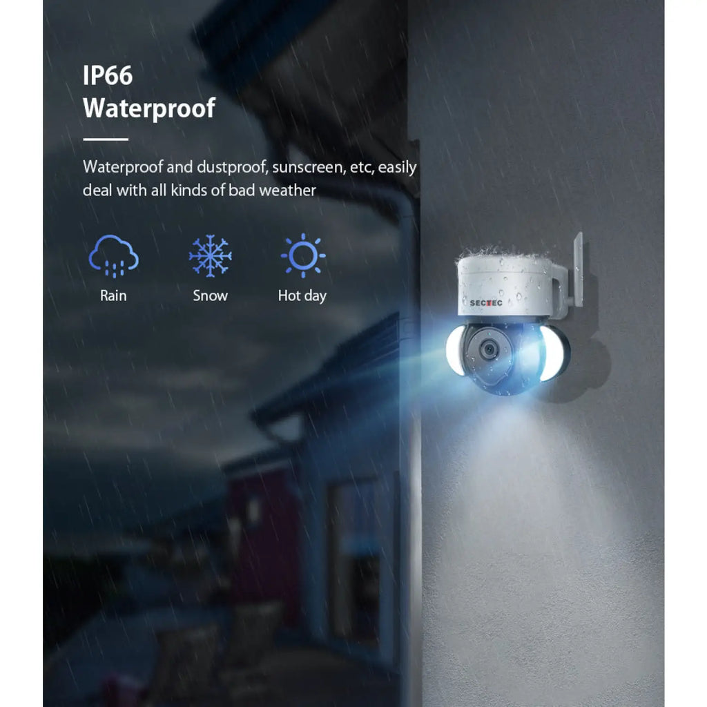 Outdoor Flood Light with 4G Surveillance Camera For Courtyard Lighting