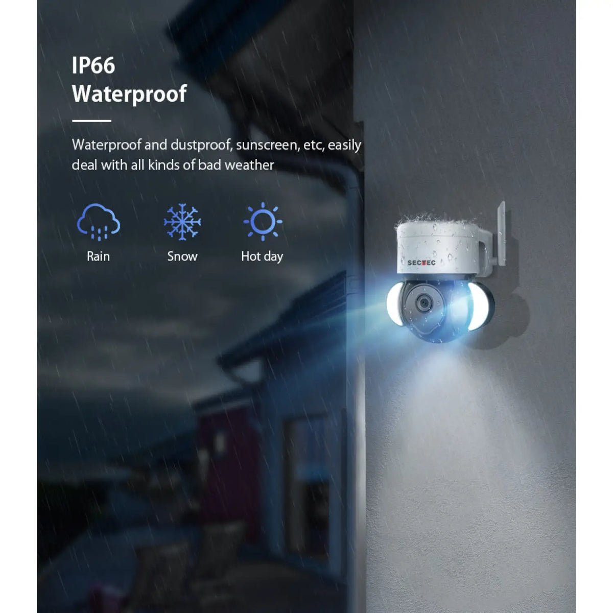 Outdoor Flood Light with 4G Surveillance Camera For Courtyard Lighting