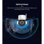 Outdoor Flood Light with 4G Surveillance Camera For Courtyard Lighting