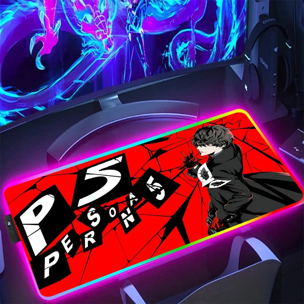 NS Superstore RGB gaming mouse pad - XL Anime LED Desk Mat