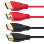 HDMI Cable High Speed Gold Plated Plug Male-Male HDMI Cable Ultra High Speed Gold Plated Connectors Ethernet Audio Return Video 4K Full HD 1080p For HD TV Computer Gaming