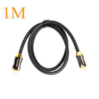 4K Display Port To HDMI Cable Adapter HDMI To HDMI Cable High Speed 2.0 Golden Plated Connection Cable Cord Compatible For UHD FHD