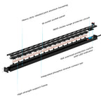 16-Outlet Metal Power Strip Surge Protector, 1800 Joules, 2.6" Ultra-Wide Spaced, 15ft