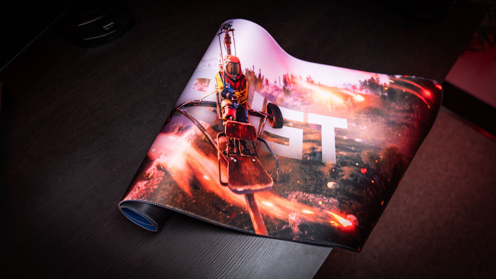 "Minicopter Joyride" — Rust Deskmat