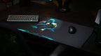 "Shh" — Rust Deskmat