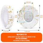 Small WC SweatZ Protective Headphone Earpad Covers