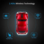 Stylish 2.4G Wireless Mouse Car Shape Computer USB Mice 1200DPI Office Mouse Unique 3D Sports Car Design Gamer Mouse