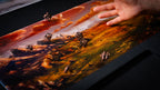 "Sunspire Plains" —  Fallen Lands Playmat by Carlos Balarezo