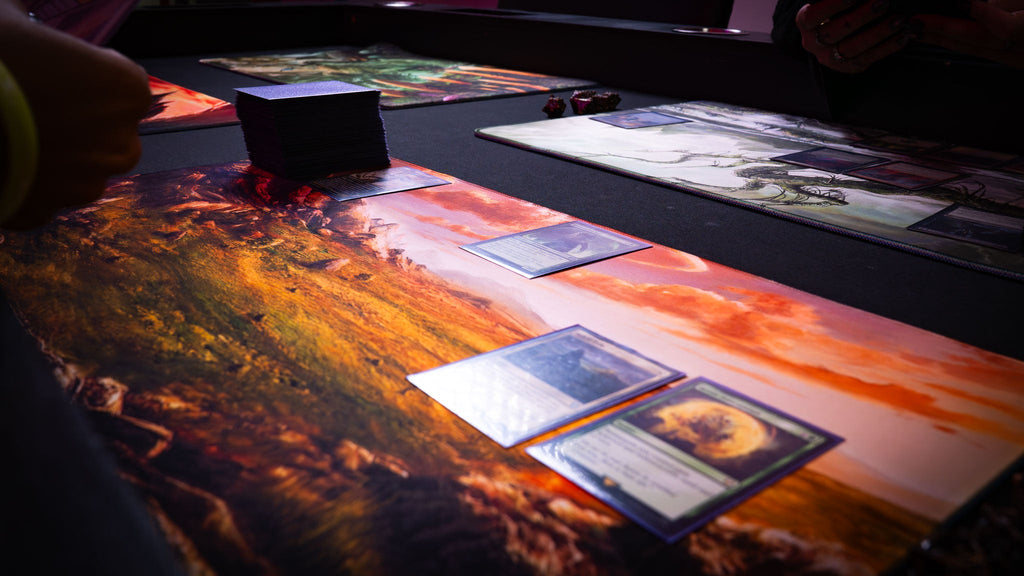 "Sunspire Plains" —  Fallen Lands Playmat by Carlos Balarezo