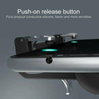 Sustainable Black Joystick Trigger Gamepad Controller Compatible With Smartphone Mobile Cellphone Portable Holder Quality Gaming Pads