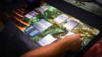 "Swordfall Forest" — Fallen Lands Playmat by Carlos Balarezo