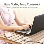 Ethernet Cable 1000Mbps Cat 6 Network Lan UTP Gigabit Networking Wire Plated RJ45 Connectors Cat6 Network Ethernet LAN Cable For Laptop Router RJ45 CAT6 Ethernet Cable
