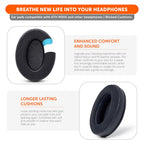 Upgraded Gaming Earpads - Hybrid Velour
