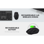 Wireless Design 2.4 GHz Ergonomic Mouse 1600 DPI USB Optical Bluetooth-Compatible Mouse Computer Gaming Mouse