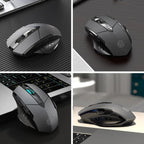 Wireless Design 2.4 GHz Ergonomic Mouse 1600 DPI USB Optical Bluetooth-Compatible Mouse Computer Gaming Mouse