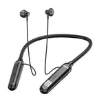 Wireless Neckband Headphones | Bluetooth 5.2 Earphones with Noise Cancelling and LED Display